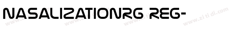 NasalizationRg Reg字体转换